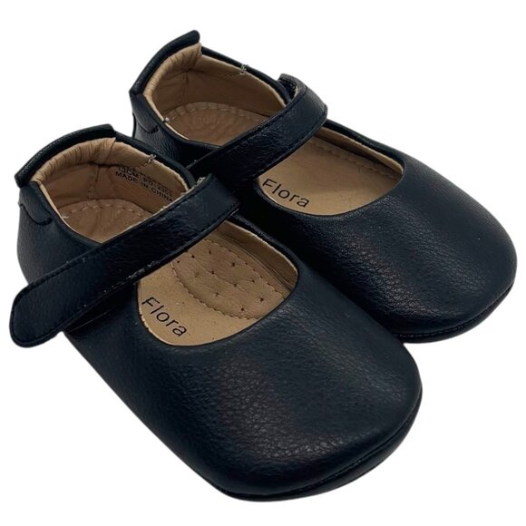 FELIX & FLORA Mary Jane Dress Soft Sole Crib Shoe Baby 13cm 12-18M US 5 Walking - Picture 2 of 9